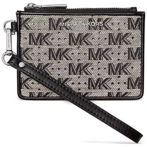 NIB! Michael Kors Jet Set Logo Embellished Coin Purse
